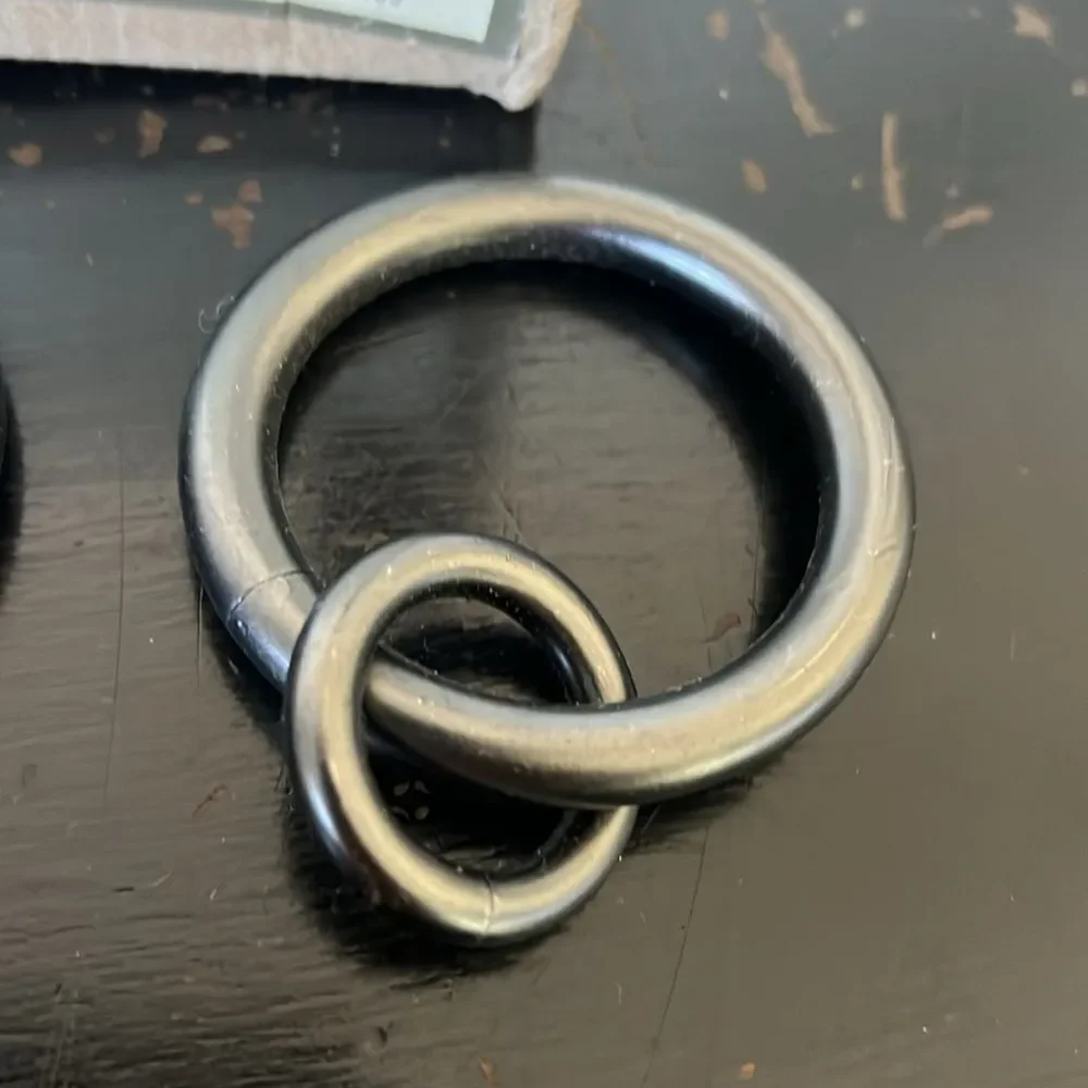 Pottery Barn Large Round Curtain Rings set of 2